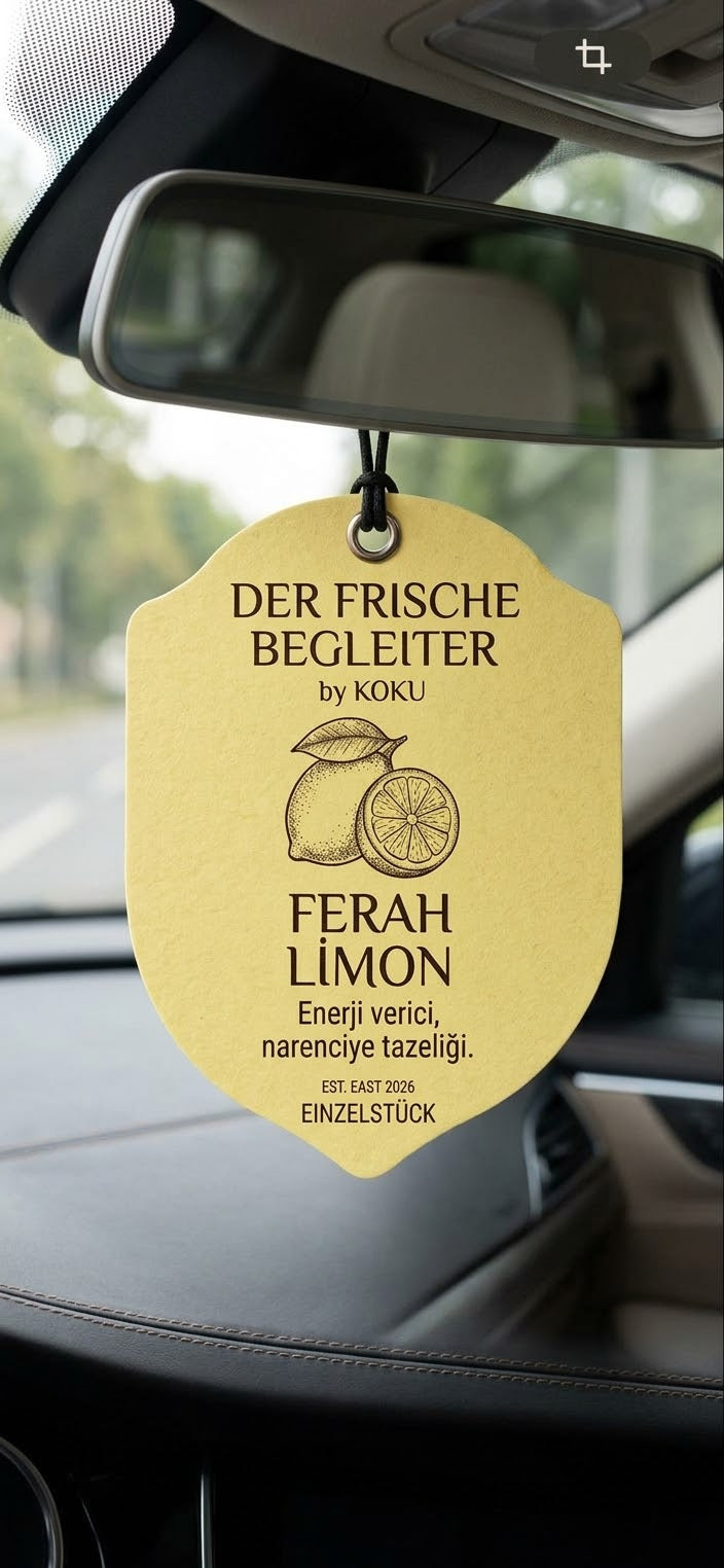KOKU Autoduftanhänger – 4er Probier-Set (Alle Sorten)
